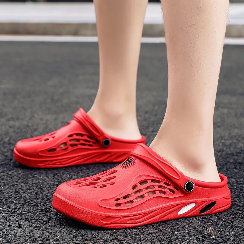 Plus Maat 47 48 49 Mannen Zomer Klompen Sandalen EVA Slippers Mannen en Vrouwen Tuin Schoenen Strand Sandalen Paar Outdoor Huis Slides