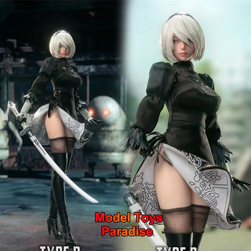 

Master Team MTTOYS019 1/6 Collectible Toys 2B Sister Neil Double Head Carving Woman Soldier 12inch Action Figure Model Gifts ﻿