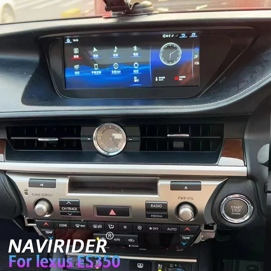 RHD 10.25inch Carplay Navi Car RadioFor LEXUS ES ES200 ES300H ES250 ES350 2013-2017 Touch Screen  Android 14 Multimedia Player