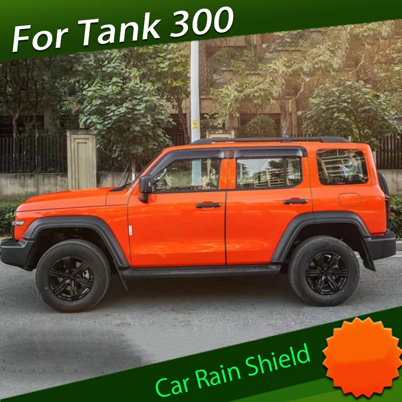 Car Rain Shield Fit for TANK 300 Rain Shield Retrofit High Transparent Window Thicker Rain Brow Rain Shield Car Exterior Trim