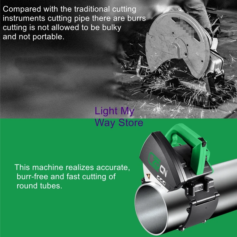 Stainless Steel Pipe Cutting Machine Automatic Electric Pipe Cutting Machine Small Pipe Cutting Machine Without Burr