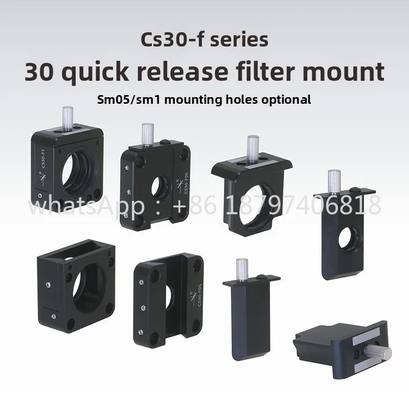 Supporto per filtro a sgancio rapido con sistema a gabbia da 30 mm con filettatura SM05/SM1