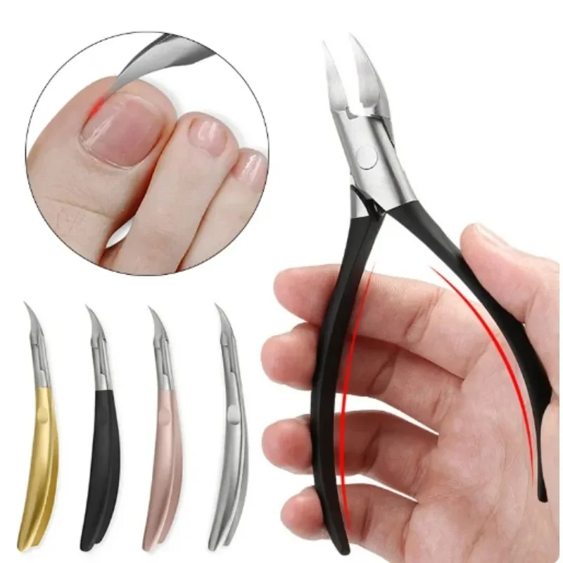 

Nail Cutter Cuticle Nippers Paronychia Nail Clippers Profesional Ingrown Toenail Scissors Dead Skin Removal Pedicure Tool New