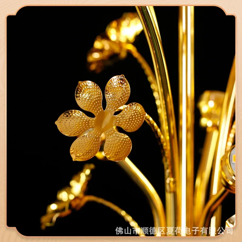 O17- Lotus Buddha supply lamp Colorful front supply  Lotus lamp led supply Buddha household glazed plug-in Guanyin God of Wealth