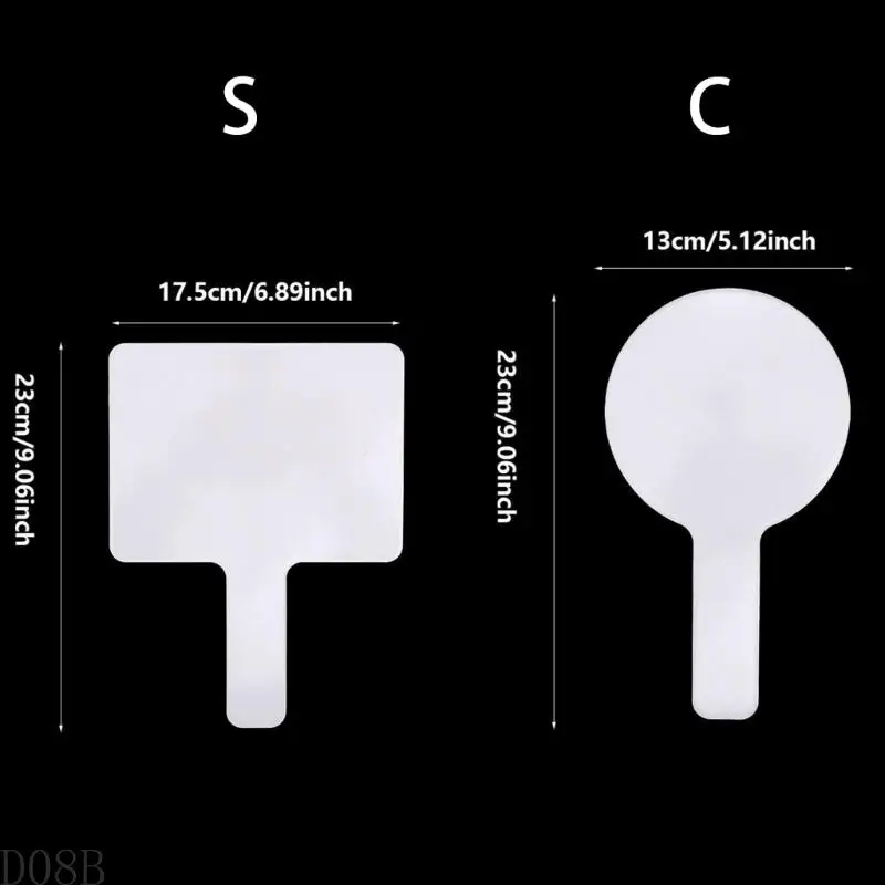 Маленькие портативные двойные бортовые доски Д08Б круглые квадратные знаки аукциона весла