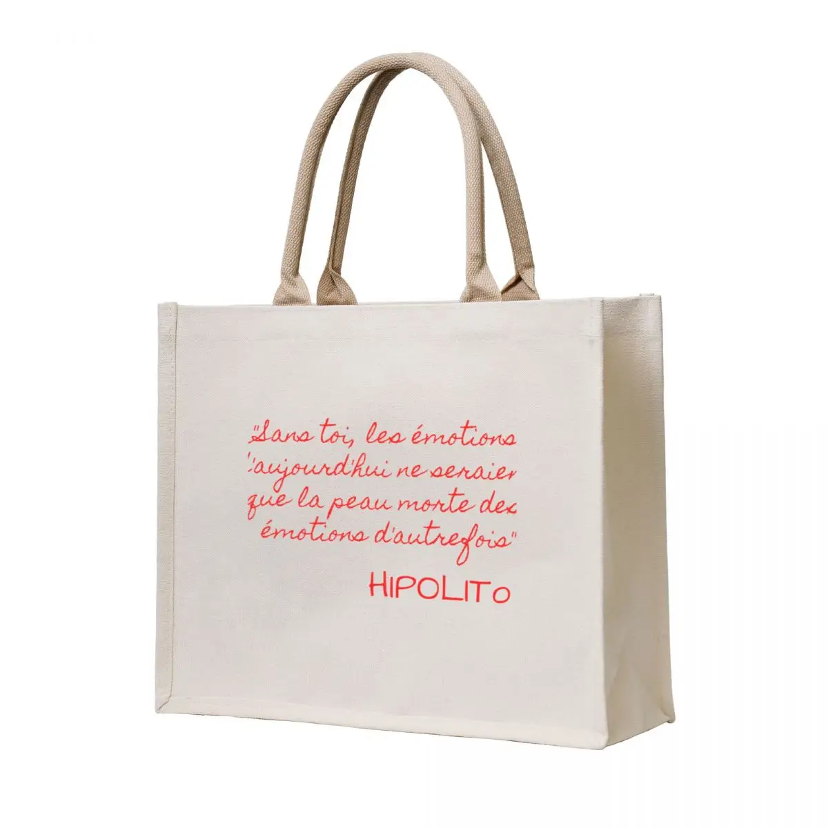 

Hipolito's Poem Amélie Poulain Tote Bag Shopper bag Canvas Fabric bag canvas shopping