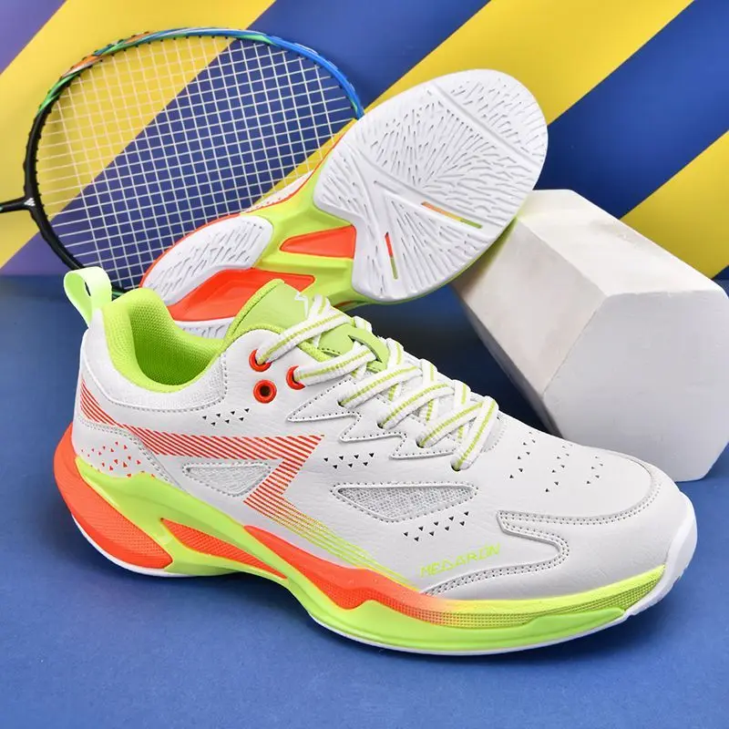 2026 New Luxury Badminton Mens Shoes Breathable Man Indoor Court Shoes Unisex Men Tennis Shoes Top Quality Table Tennis Shoe Man