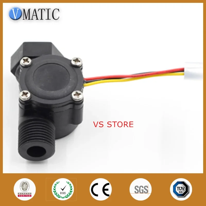 Free Shipping VCA168-3 New Design Fluid Water Liquid Flow Sensor For Water Heater