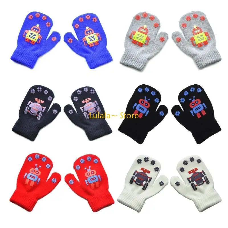 

Y4QA Outdoor Riding теплый рукавиц мягкая упругая вязаная перчатка для девочек для девочек