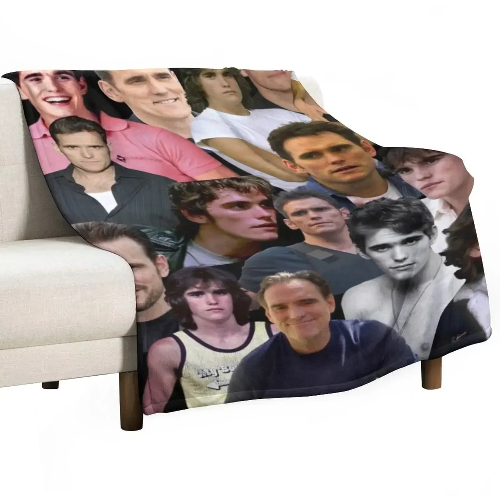 matt dillon collage Throw Blanket cosplay anime Single Plaid Giant Sofa Moving blankets and throws Blankets