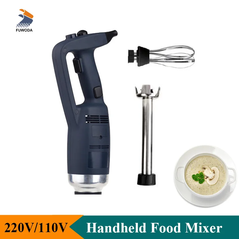 220V 110V Immersion Blender Mixer Stainless Steel Blade Multi-function Fruit Juice Blender Italian Cream Soup Maker Household