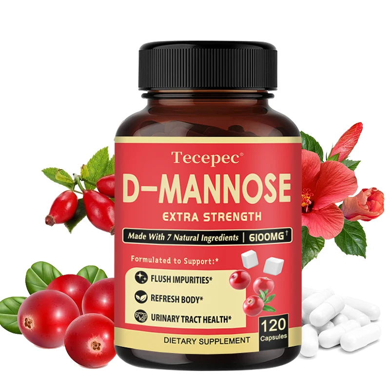 

D-Mannose, Cranberry, Dandelion Root - Natural for Urinary Tract Health, Detoxification, Bladder Cleansing, and Liver Health