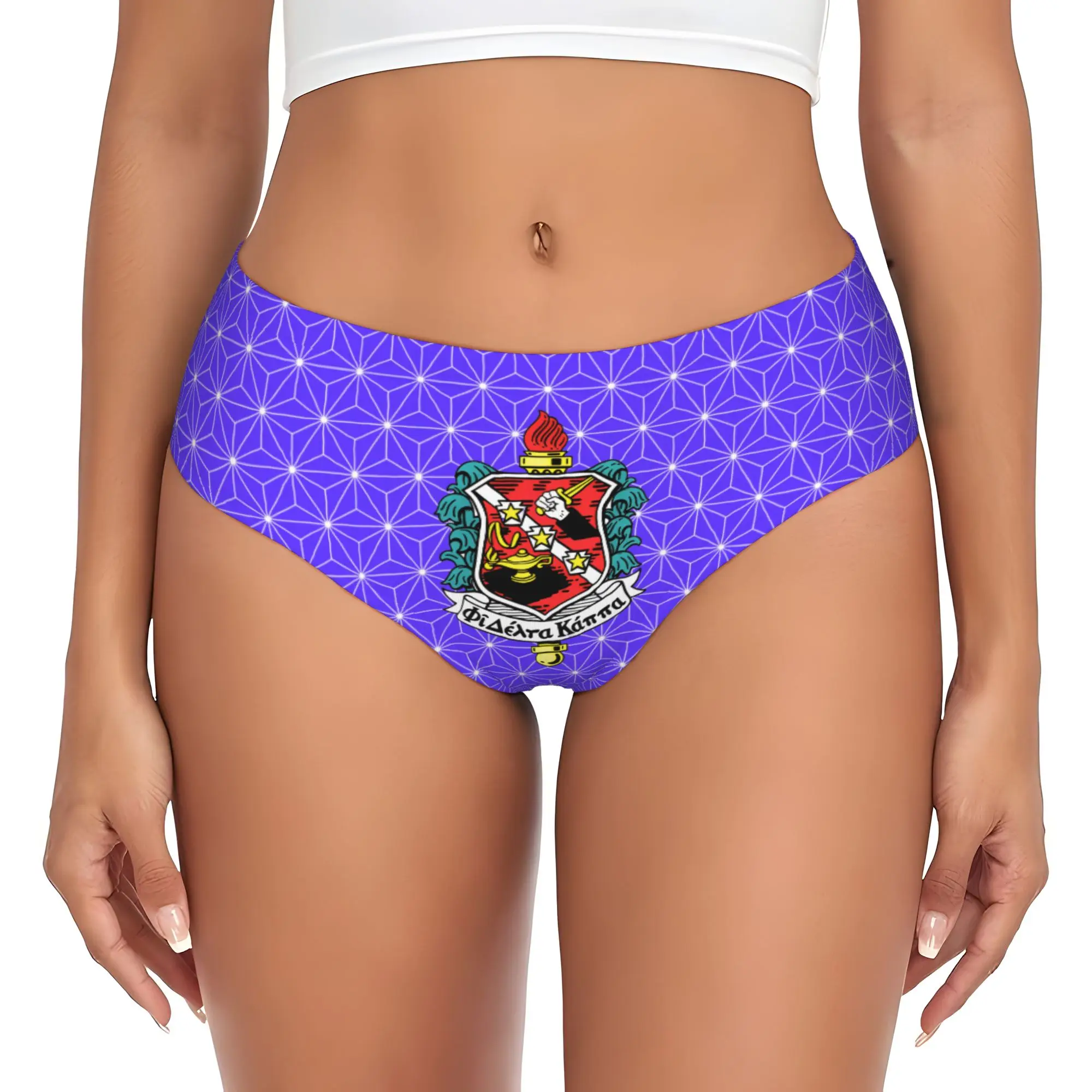 Phi Delta Kappa International 1906 Bragas cortas para mujer, ropa interior elástica transpirable
