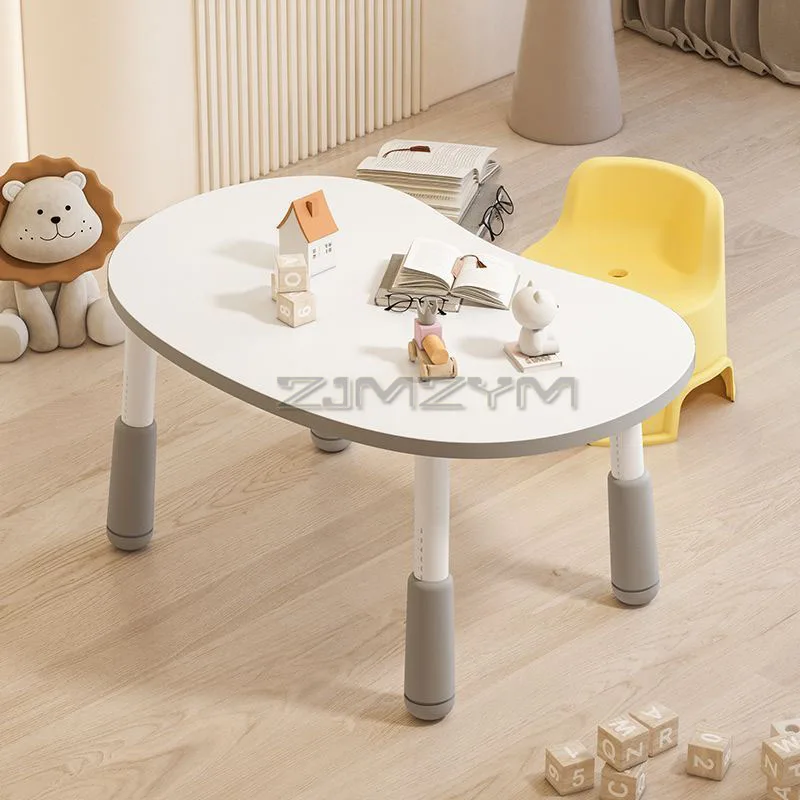 Regulowany stolik edukacyjny dla niemowląt 37-46 cm, antypoślizgowy, stabilny stolik do wczesnej nauki z zaokrąglonymi krawędziami, zapewniający bezpieczeństwo i zdrowie dziecka.