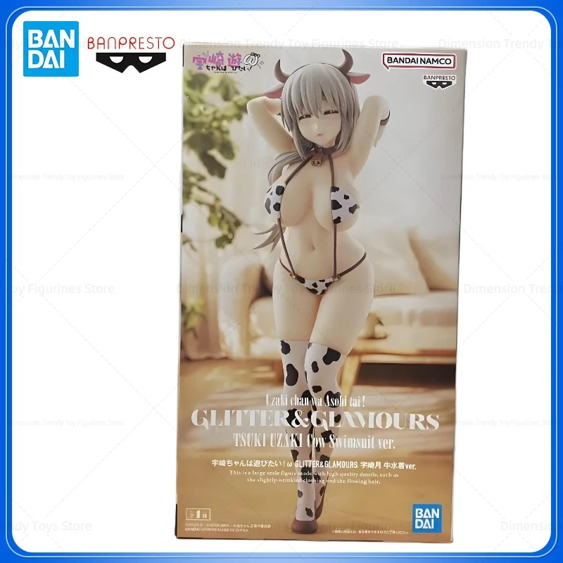 

В наличии Bandai BANPRESTO GLITTER&GLAMOURS Аниме Узаки-чан хочет повесить! Купальник Uzaki Tsuki с принтом коровы, фигурка DT