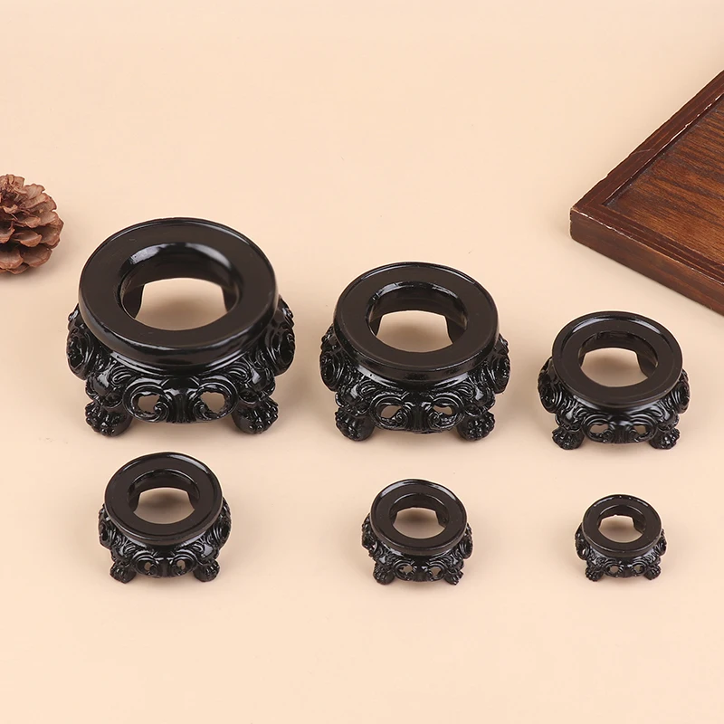 Vintage Crystal Balls Base Resin Sphere Support Display Stand Desktop Ornament Fixed Seat Home Decoration Accessories