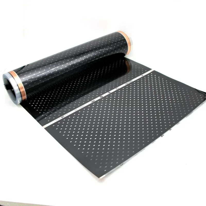 All Sizes 400w/m2 Infrared Carbon AC220V Underfloor Heating Film Low Electrical Warm Mat