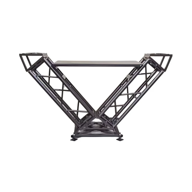 DJ truss counter bar counter aluminum square and triangle pattern stage display