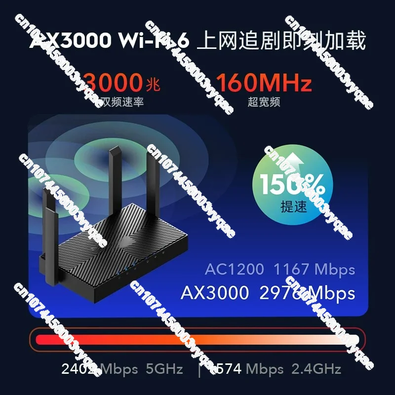 AX3000 WiFi6 router full gigabit high-gain high-speed stable coverage large, medium and small apartment dual-band WR3000
