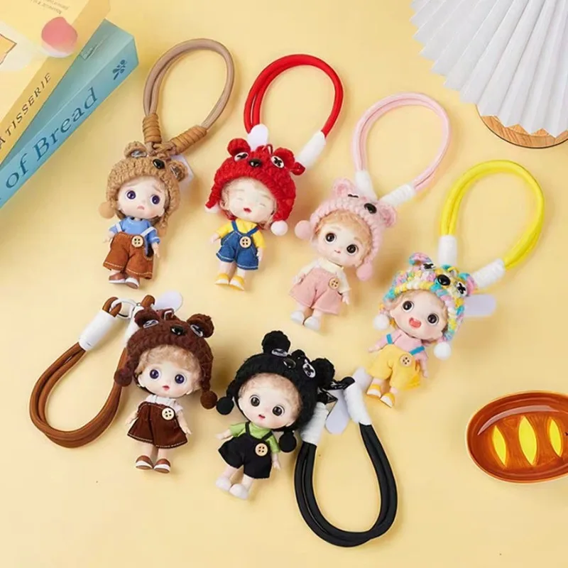 12 Centimeter Multi Joint Model Change Clothes Doll Box Version Desk Ornament Bag Hanging Piece Take Photo Set Background Doll