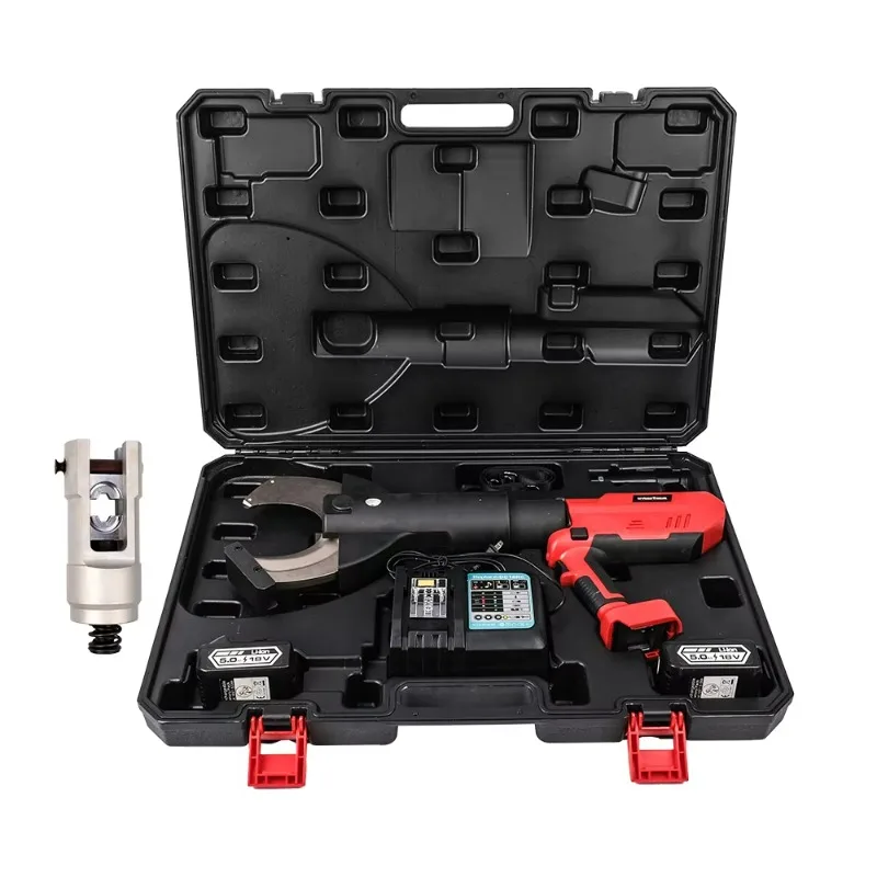 250kN 2in1 أداة هيدروليكية متعددة الوظائف تعمل ببطارية قابلة لإعادة الشحن لتجعيد وقطع نوع قبضة اليد