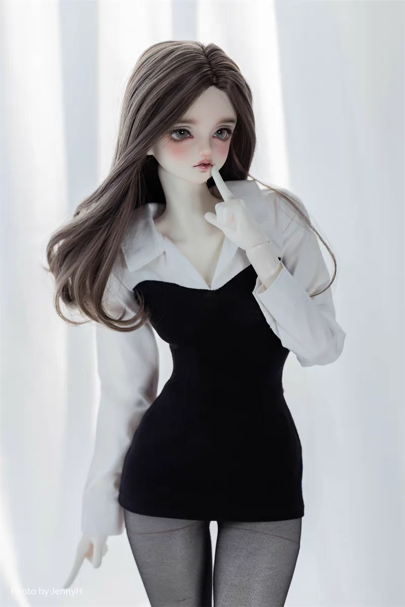 BJD poppenkleertjes zijn geschikt voor 3-puntsjurken, nauwsluitende shirts, OL-jurken, dagelijkse dameskleding en uitgaan