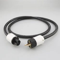 Cable de alimentación HIFI 314Ag con enchufe europeo Schuko, cable de corriente hifi, P-320E, gran oferta