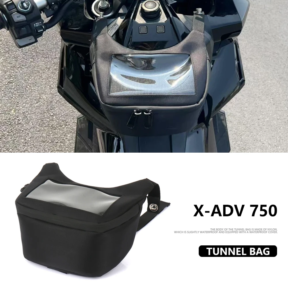 

Motorcycle Scooter Tunnel Fuel Tank Bag X ADV XADV 750 Travel Bag Black Fit For HONDA X-ADV750 X-ADV 750 2025-2017 2018 2024