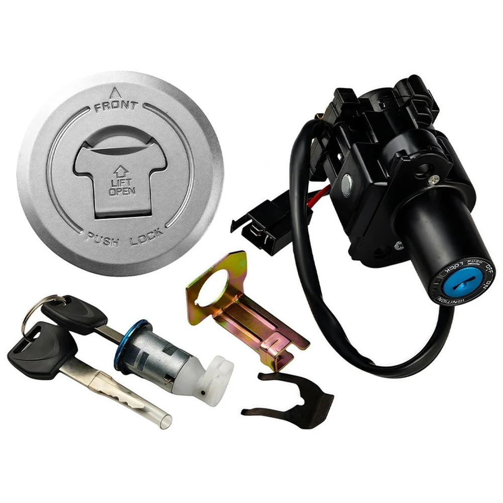 Black CBR250R Parts High Security Ignition Lock Security Lock Security Lock Enhanced Security Long-lasting Use For CBR250R