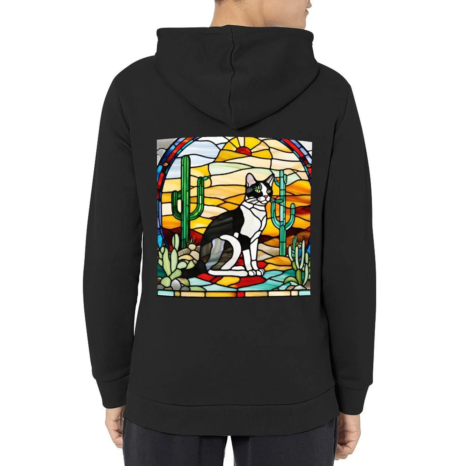 

Cat Cute Hoodie korean autumn clothes blouse men's winter sweater autumn oversized hoodie