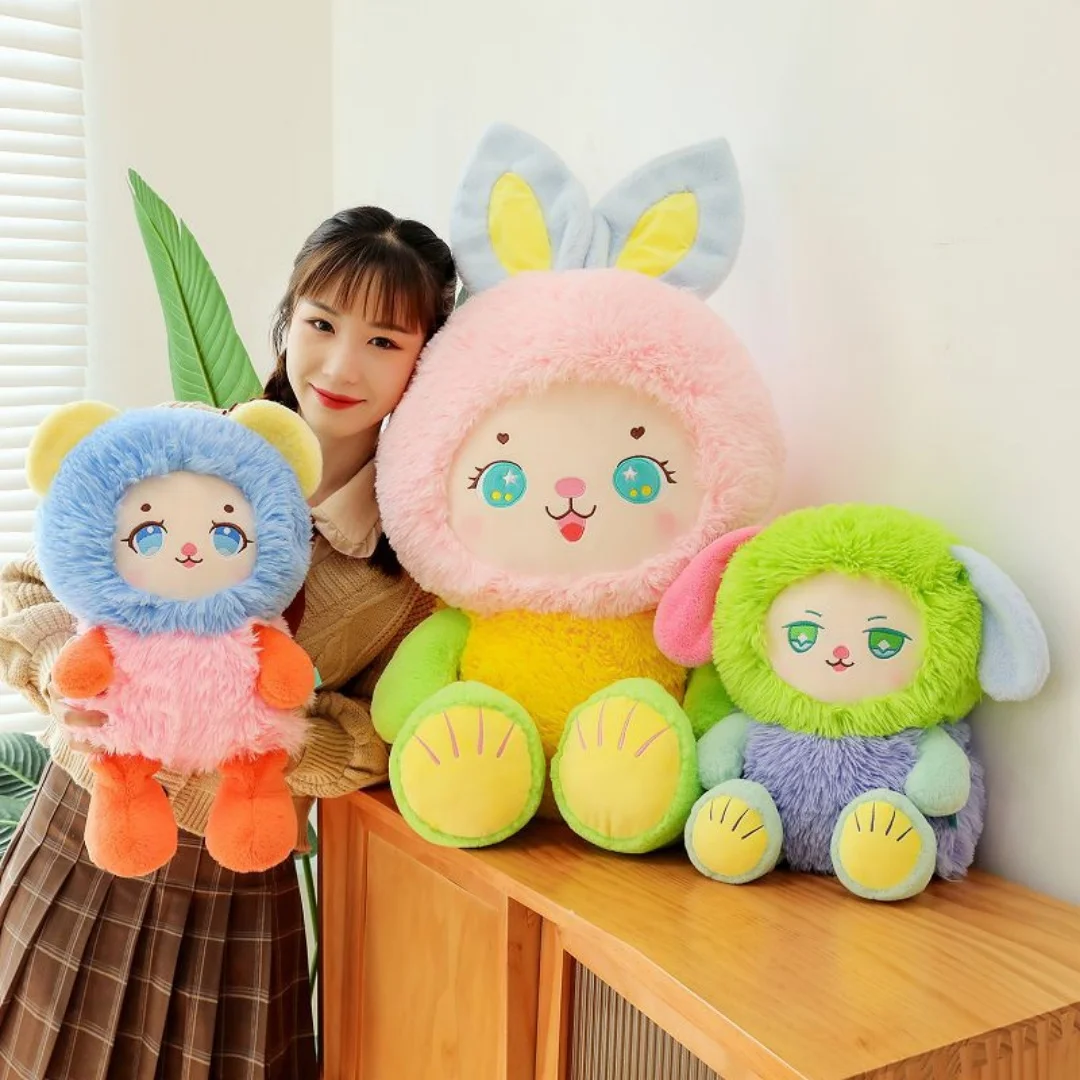 

1pc 20cm/7.87in New Cute Plush Rabbit Puppy Mouse Doll Doll Kids Toy Birthday Gift