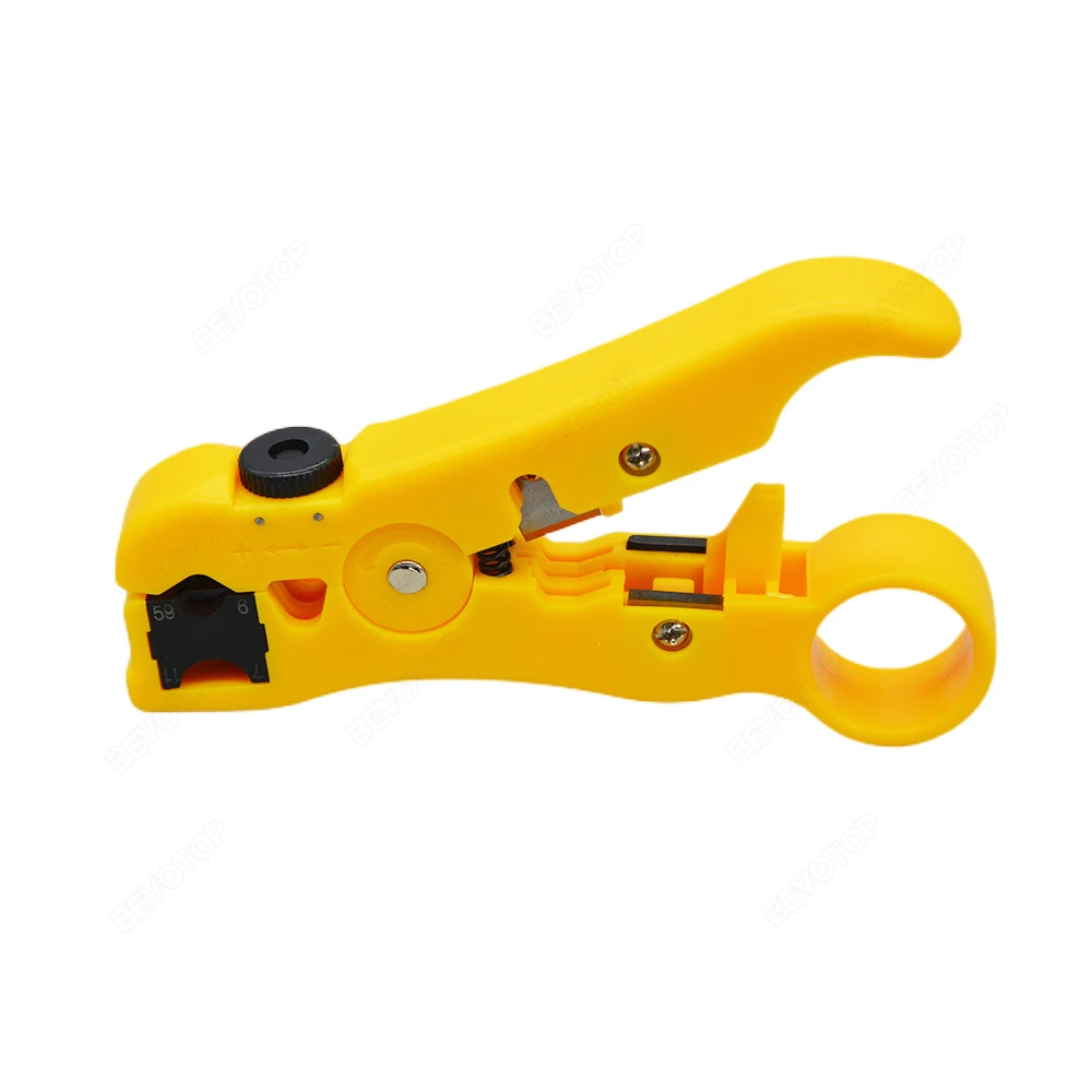 Adjustable Rotary Coaxial Cable Cutter And Stripper Home Maintenance Tool for RG58 Cable Lead Sky TV Network Wire Disassembly
