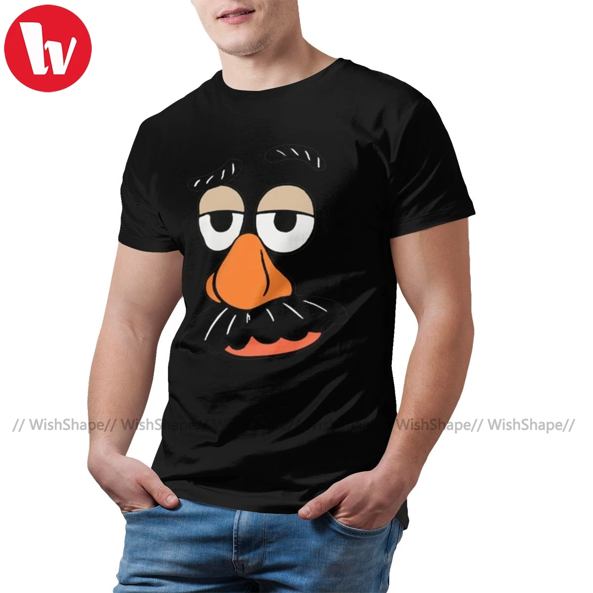 Mr Potato Head T Shirt Mr Potato Head Funny Halloween T-Shirt Fashion Mens Tee Shirt Fun Short Sleeves Tshirt