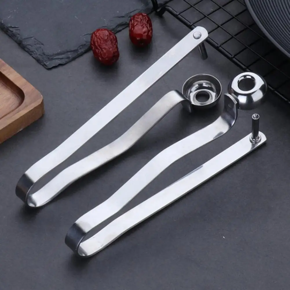 Counter Clean Cherry Pitter Olive Pitting Tool Stainless Steel Jujube Corer Cherry Pitter Tool Set Non-slip Handle for Removing