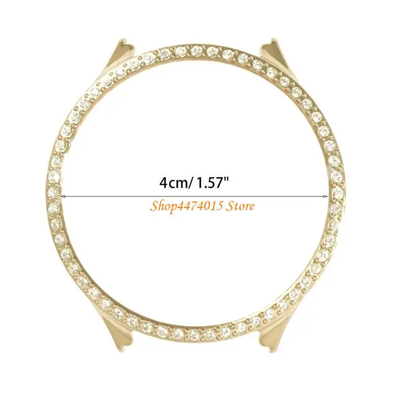 K1AA Watch Single Row Diamond للحالة المقاومة للماء حماية مصد إطار الإسكان المقاوم للصدمات للقذيفة لـ Galaxy-WATC