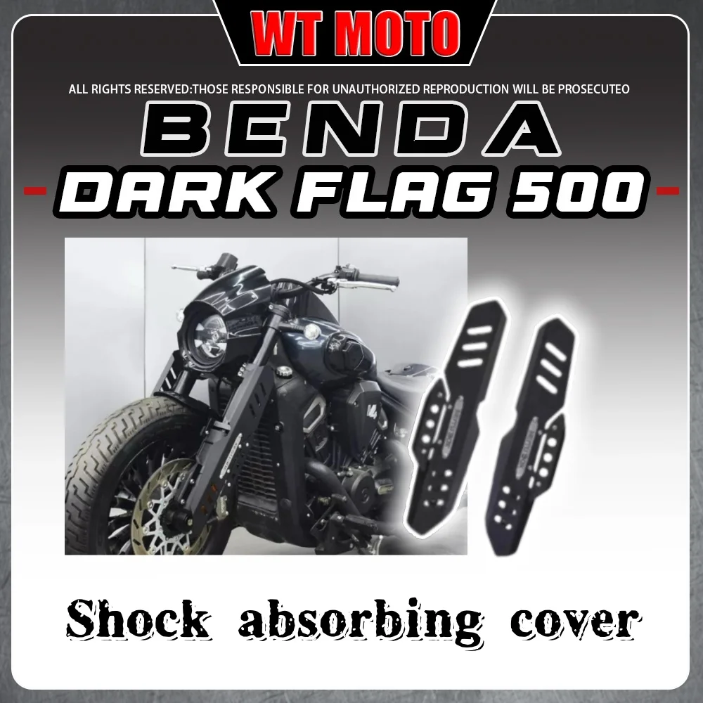 BENDA Dark Flag 500 Front Shock Absorber Cover, Fork Protector Cover, Shock Absorber Protector