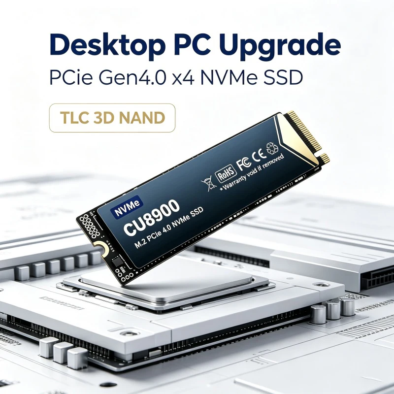 CU8900 M.2 NVMe SSD TLC 3D NAND 2280 Internal Solid State Drive 500GB‑4TB For Gaming Desktop Laptop PC Storage