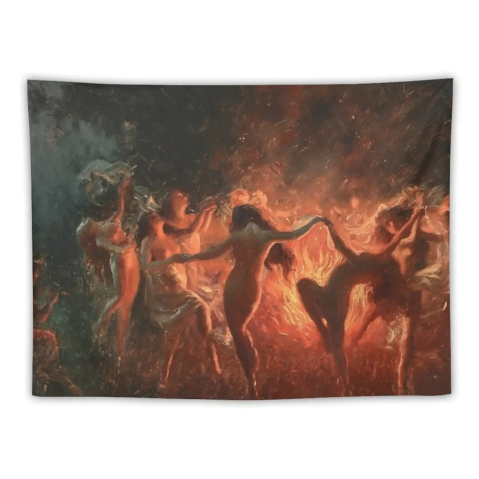 Joseph Tomanek Fire Dance Tapestry Decor For Bedroom Funny Decorative Paintings Tapestry