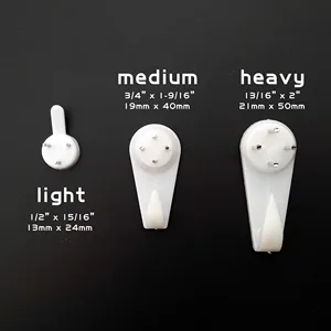 24/50 piezas sin trazas no marcares pequeños agujeros colgantes colgantes pintura al óleo espejo de espejo marco colgante de madera dura muebles de pared sólida 6 Mejor percha de espejo de ventas - №3