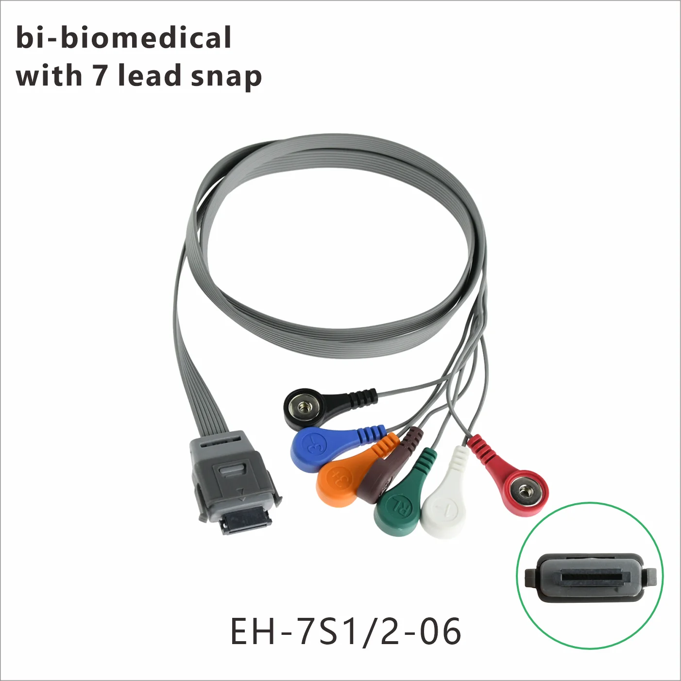 Customized 7pin 8pin 10pin 14pin 15pin DB15 D-sub15 connector EHG holter leadwires for holter recorder telemetry