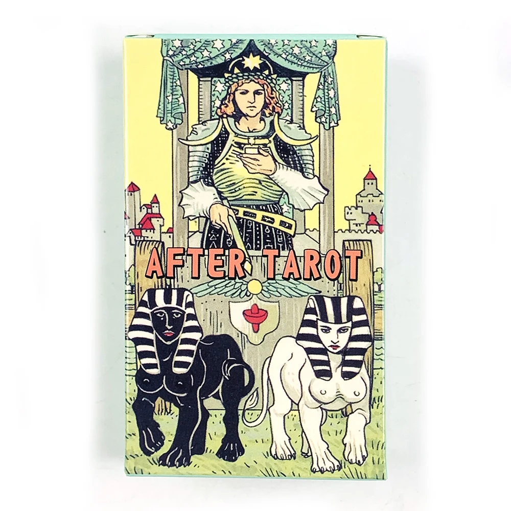 After Tarot Cards A 78 Cards English Visions Mysterious Divination Edition Borad Playing Games,Halloween and Christmas Games