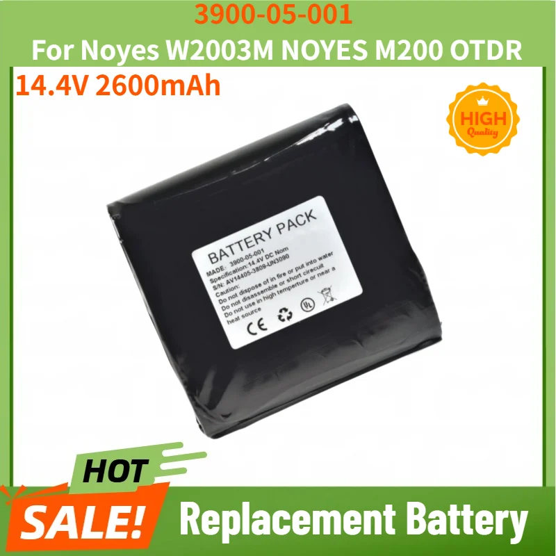 14.4V 2600Mah High Quality Battery 3900-05-001 For Noyes W2003M Noyes M200 Otdr…