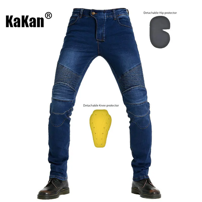 Kakan - New Men's Motorcycle Riding Jeans, Y2k Clothes Off-road Motorcycle Riding Pants Long Jeans, Jeans Man Brand