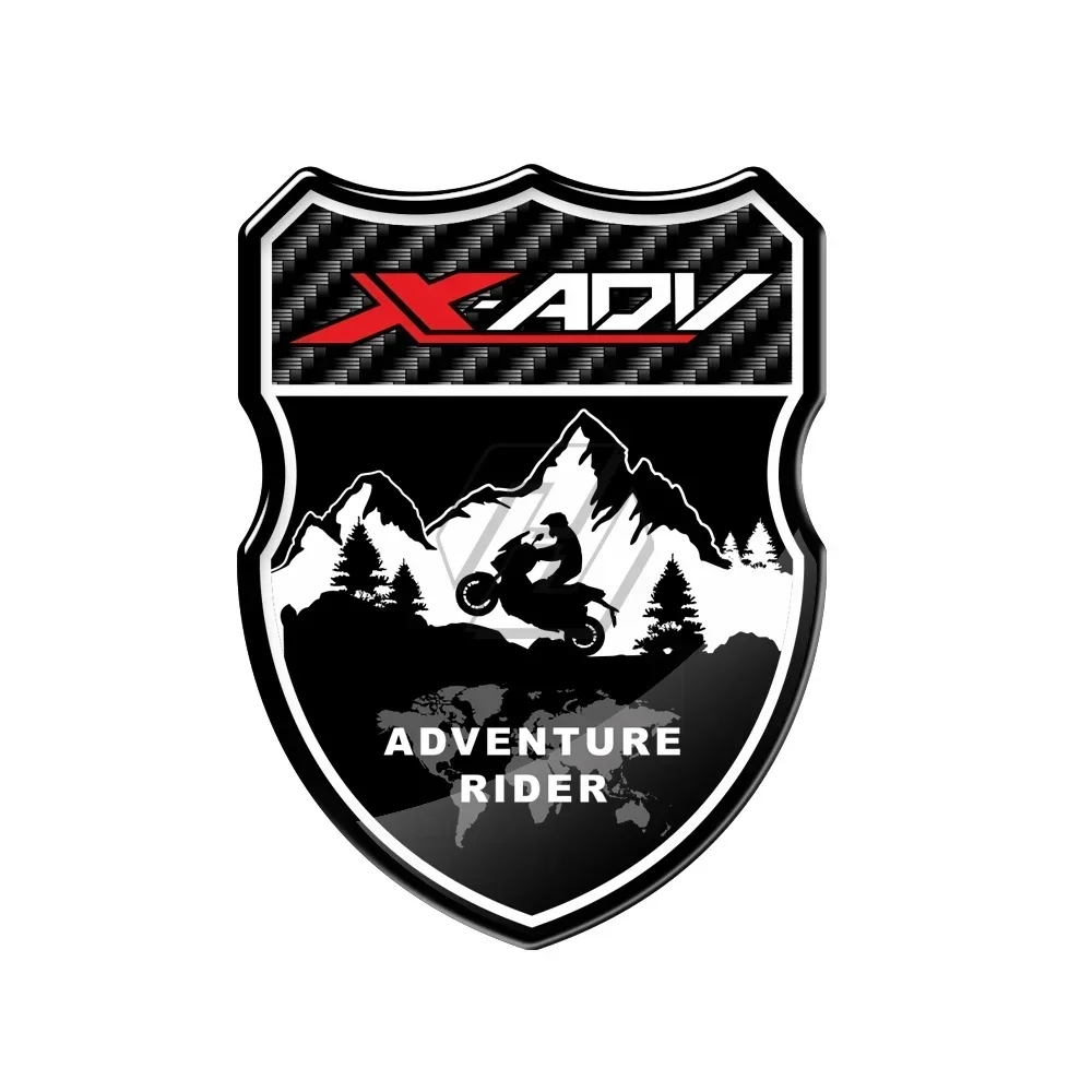 Dla HONDA X-ADV XADV 150 250 300 750 Adventure Rider naklejki 3D naklejka na tarczę motocykla