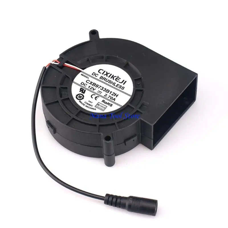 

31GJ AC100-240V EU/US Plug Speed-regulating Blower 12V Stove Outdoor Mobile Portable with Small Air Collecting Tube