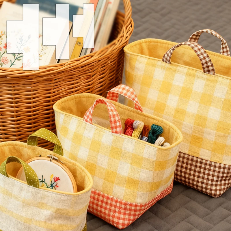 YOMDID 3 Stück Nähvorlage für die Herstellung von Handtaschen, DIY-Aufbewahrungskorb, Quilt-Vorlage, transparentes PET-Schneidelineal