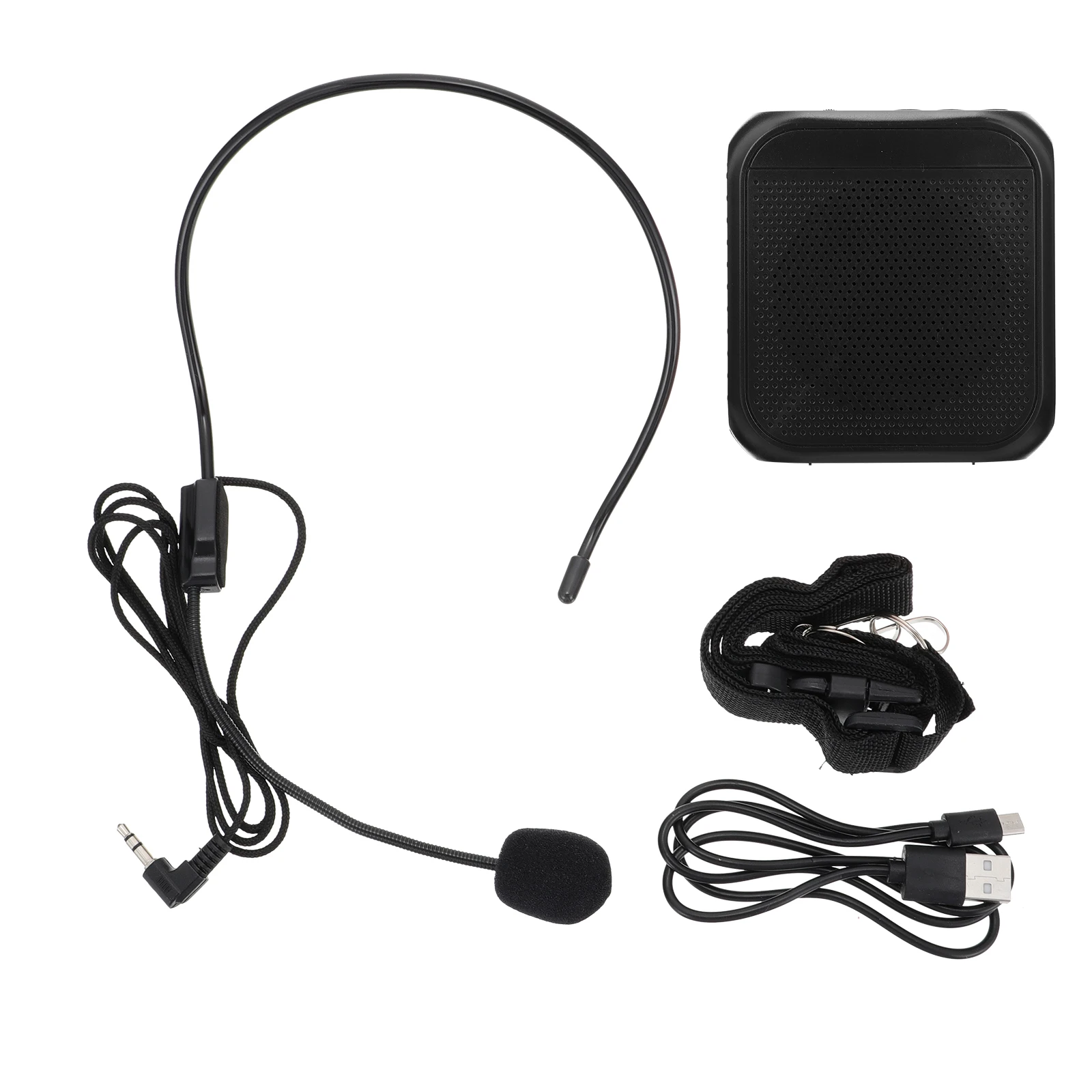 

1 set 1 Set Wireless Portable Amplifier Adjustable Strap Multifunctional Teacher Tour Guide Street Vendor Loud Speaker Equipment