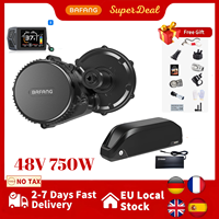 Bafang BBS02B BBS02 750W 48V Mid Drive Motor Electric Bicycle Conversion Kit with Ebike Engine 48V 52V 13AH 17.5AH 20Ah Battery