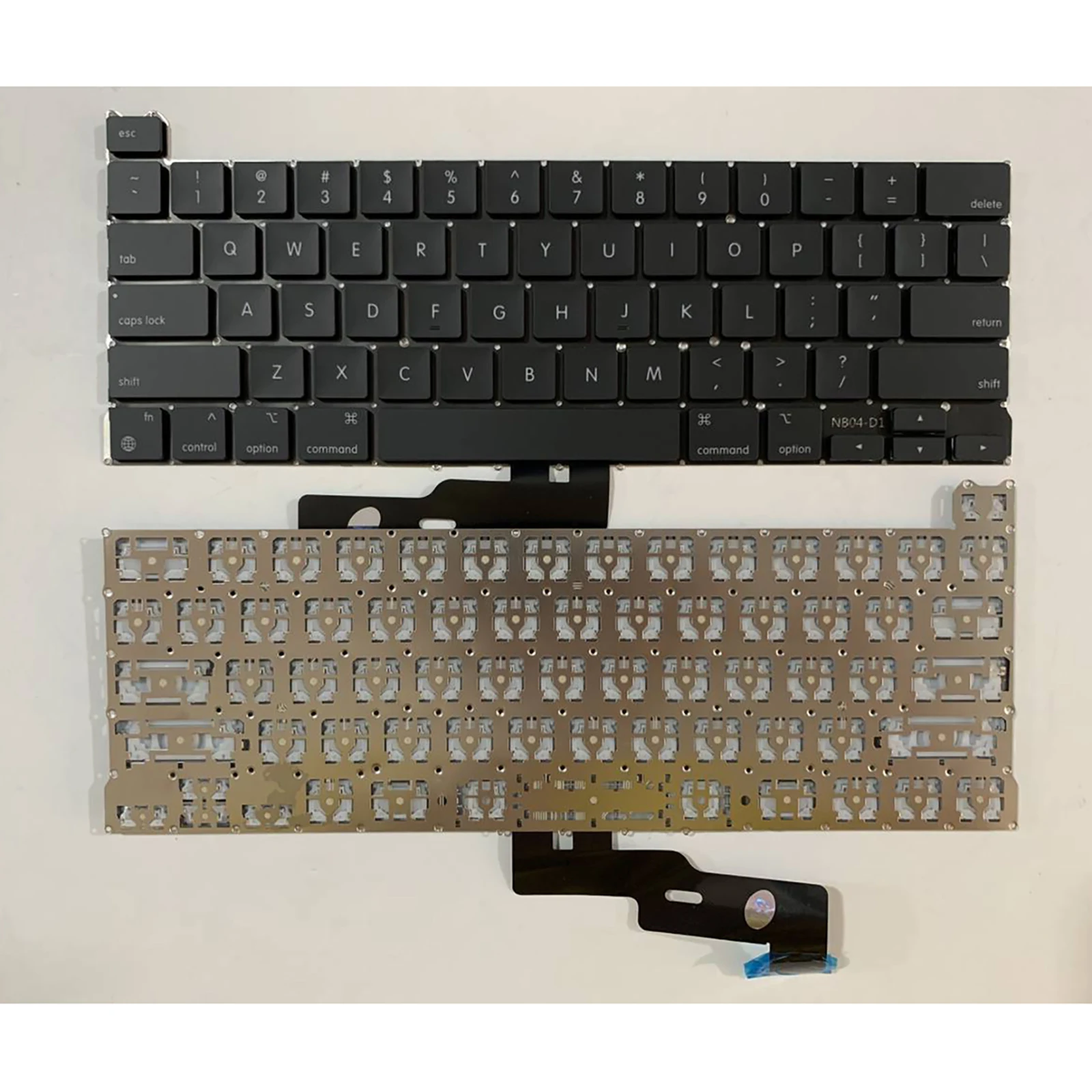 لوحة مفاتيح الكمبيوتر المحمول تخطيط الولايات المتحدة لجهاز MacBook Pro 13 "M1 A2338 2020 #1