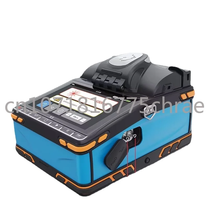 6 Motor Fiber Core Alignment Optical Fiber Fusion Splicer FTTH 5S Fiber Optic Fusion Machine